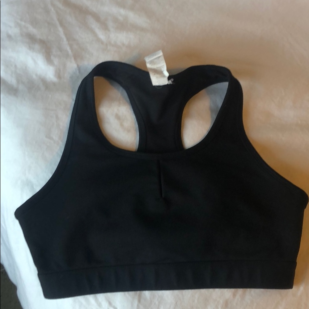Fabletics High Impact Blqck Sports Bra